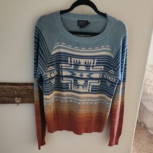 NWT, Pendleton Multicolor Southwestern Crew Neck Sweater